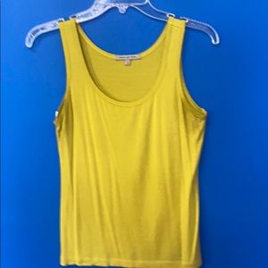 PEOPLE LIKE FRANK Sz S Gold-Green Knit Tank